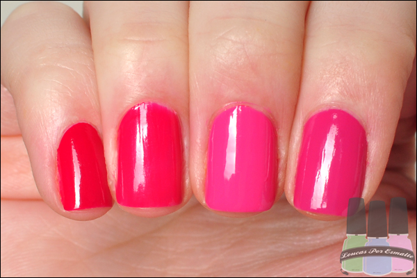 Comparação Esmalte Rosa Incrível As Super Cores Flor do Deserto