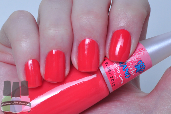 Esmaltes Impala Cores do Oceano Vermelho Coral