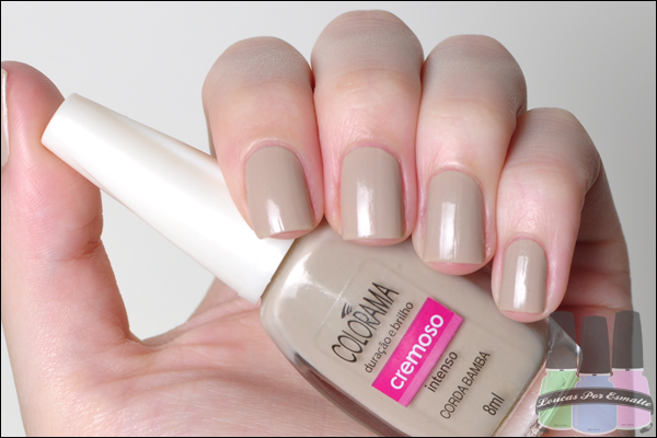 Corda Bamba Colorama Esmalte Bege