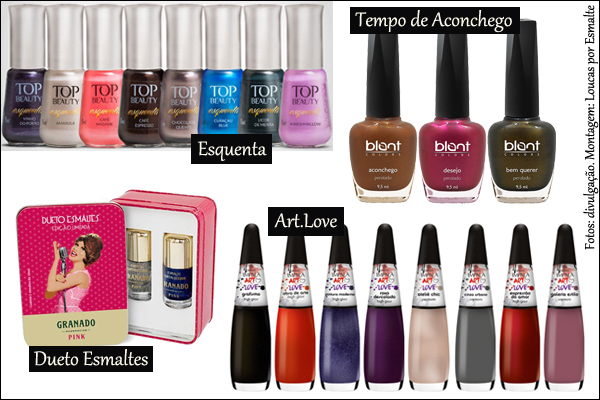 Lançamentos de esmaltes em abril de 2013