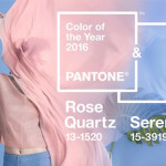 As cores para 2016: Rose Quartz e Serenity