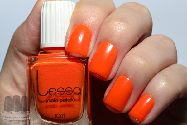 esmalte neon laranja