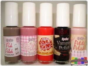 Swatches Eyeko – Coleção 2010