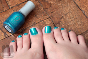 Pés com It’s up to Blue – Orly