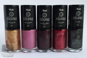 Esmaltes coloridos Nati Eliana
