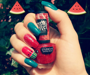 Participação da leitora: nail arts da Fernanda!